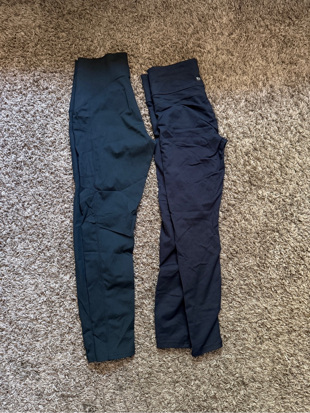 Two Black Active Leggings - High Waist/F022